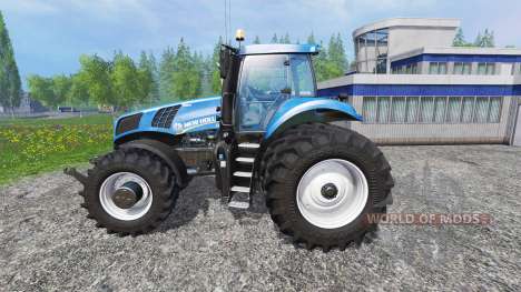 New Holland T8.320 with twin dynamic rear wheels pour Farming Simulator 2015