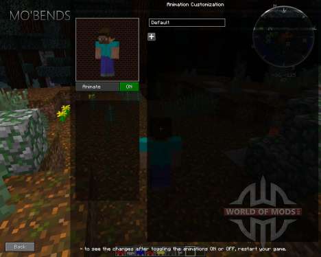 MoBends pour Minecraft