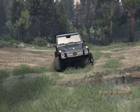 Mercedes G65 4x4 pour Spin Tires