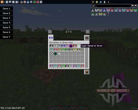 Mcrafters Siren pour Minecraft