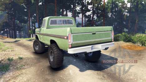 Ford F-200 1968 forest ranger pour Spin Tires