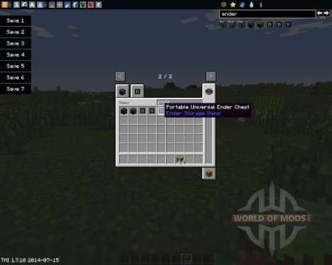 Ender Repositories pour Minecraft