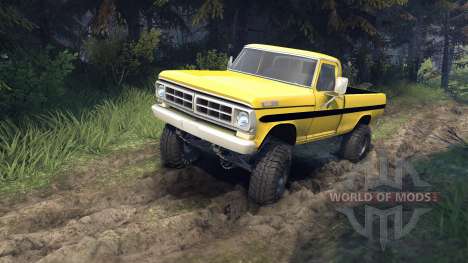 Ford F-200 1968 yellow für Spin Tires