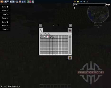 World Tools pour Minecraft