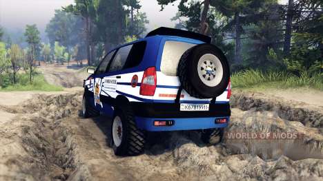 ВАЗ-21236 Chevrolet Niva blue pour Spin Tires