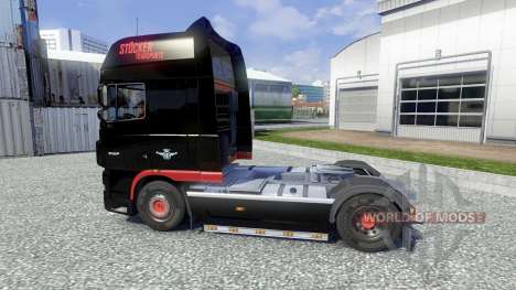 La peau Stocker Transporte pour DAF XF tracteur pour Euro Truck Simulator 2