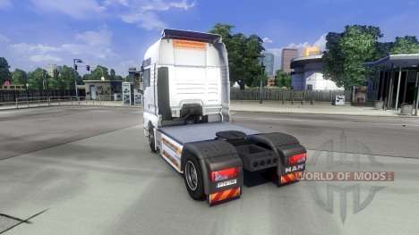 Haut Schwertransport auf dem LKW MAN für Euro Truck Simulator 2