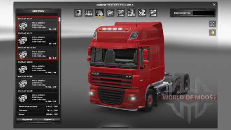Motoren für DAF-LKW für Euro Truck Simulator 2