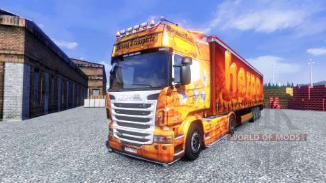 Peau d'Oxford pour Scania camion pour Euro Truck Simulator 2