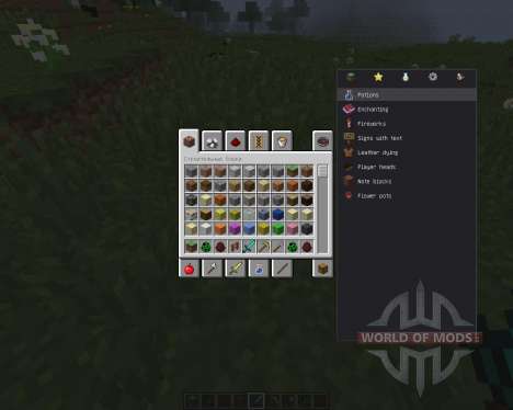 TooManyItems [1.8] pour Minecraft