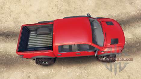 Ford Raptor SVT v1.2 red-gray für Spin Tires