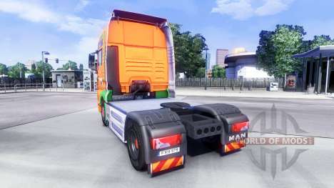 La peau de Van Der Vlist sur le camion de l'HOMM pour Euro Truck Simulator 2