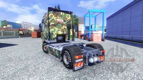 La peau Tarnmuster pour DAF XF tracteur pour Euro Truck Simulator 2