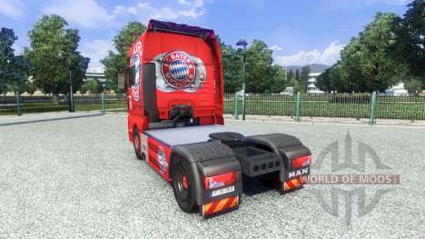 La peau FC Bayern Munchen sur le camion de l'HOM pour Euro Truck Simulator 2