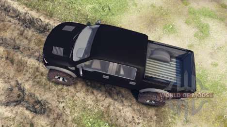 Ford Raptor SVT v1.2 matte black pour Spin Tires