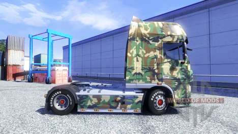 Haut Tarnmuster für DAF XF Sattelzug für Euro Truck Simulator 2