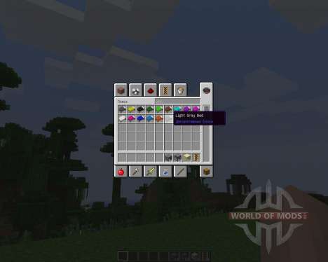 Dyeable Beds [1.7.2] pour Minecraft