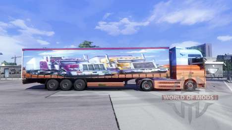 La peau Showtruck sur le camion de l'HOMME pour Euro Truck Simulator 2