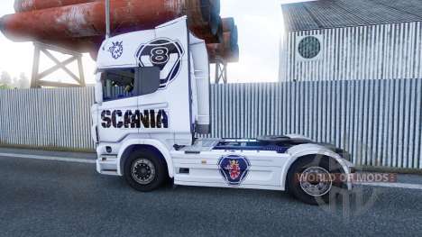 Der Scania V8 skin für Scania LKW für Euro Truck Simulator 2