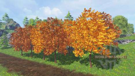 Arbres de l'automne pour Farming Simulator 2015