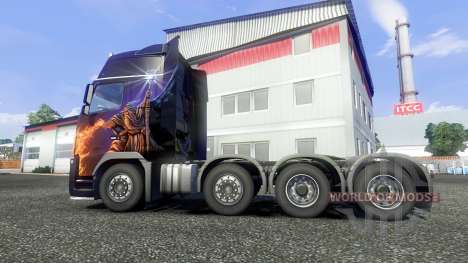 Volvo FH16 8x4 v2.0 super control pour Euro Truck Simulator 2