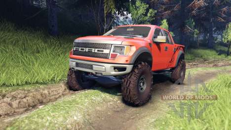 Ford Raptor SVT v1.2 factory comp orange pour Spin Tires