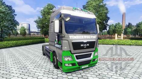 La peau TimberWolves sur le camion de l'HOMME pour Euro Truck Simulator 2
