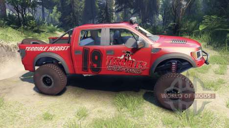 Ford Raptor Pre-Runner terrible herbst pour Spin Tires