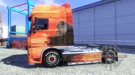 Die Lowe-skin für den DAF XF Sattelzug für Euro Truck Simulator 2