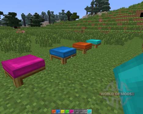 Dyeable Beds [1.6.4] für Minecraft