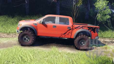 Ford Raptor SVT v1.2 factory comp orange für Spin Tires
