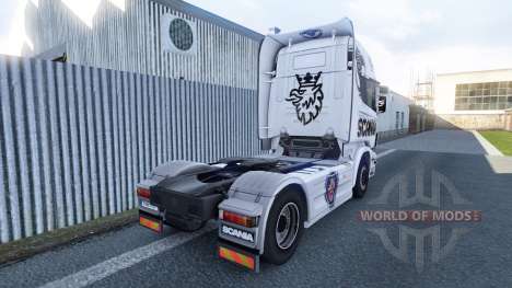 Le Scania V8 de la peau pour Scania camion pour Euro Truck Simulator 2