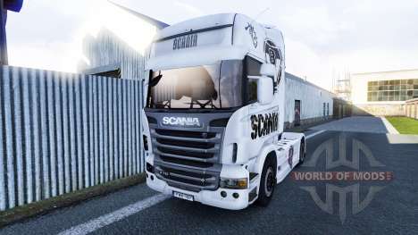 Der Scania V8 skin für Scania LKW für Euro Truck Simulator 2