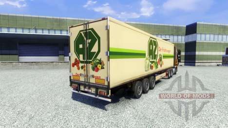 La peau AZ Kempen sur la remorque pour Euro Truck Simulator 2