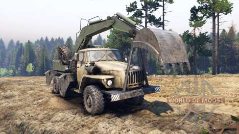 Ural-4320 avec les nouveaux chargeurs pour Spin Tires