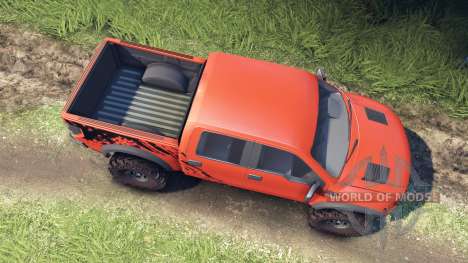 Ford Raptor SVT v1.2 factory comp orange pour Spin Tires