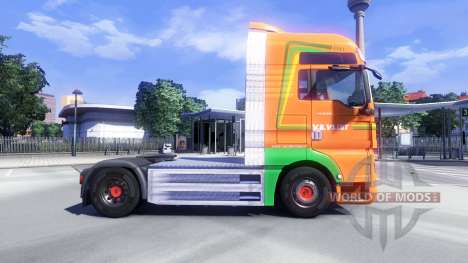 Haut Van Der Vlist auf dem LKW MAN für Euro Truck Simulator 2