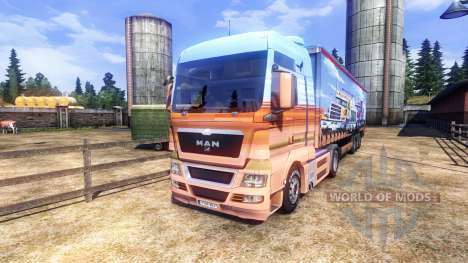 La peau Showtruck sur le camion de l'HOMME pour Euro Truck Simulator 2