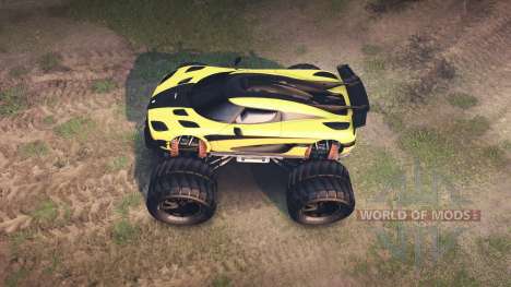 Koenigsegg One:1 Monster pour Spin Tires