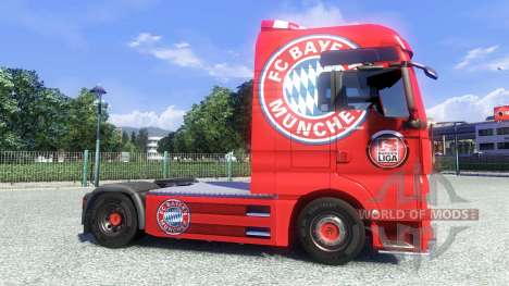 La peau FC Bayern Munchen sur le camion de l'HOM pour Euro Truck Simulator 2