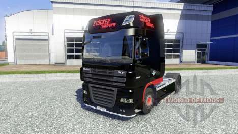 Haut Stocker Transporte für DAF XF Sattelzug für Euro Truck Simulator 2