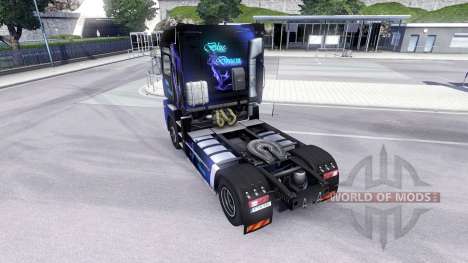 Peau Bleu de Rêve sur le tracteur Renault Magnum pour Euro Truck Simulator 2