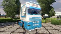 La peau VeBa Trans pour DAF tracteur pour Euro Truck Simulator 2