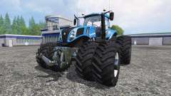 New Holland T8.320 Dynamic8 v1.1 blue pour Farming Simulator 2015