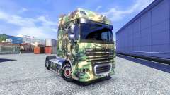La peau Tarnmuster pour DAF XF tracteur pour Euro Truck Simulator 2