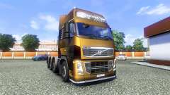 Volvo FH16 8x4 Heavy Duty pour Euro Truck Simulator 2