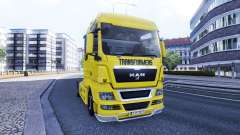 La peau des Transformateurs sur le camion de l'HOMME pour Euro Truck Simulator 2