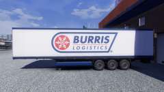 Haut Burris Logistik auf dem Anhänger für Euro Truck Simulator 2