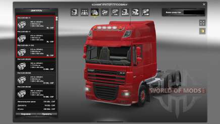 Motoren für DAF-LKW für Euro Truck Simulator 2