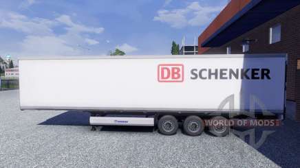 La peau DB Schenker sur la remorque pour Euro Truck Simulator 2